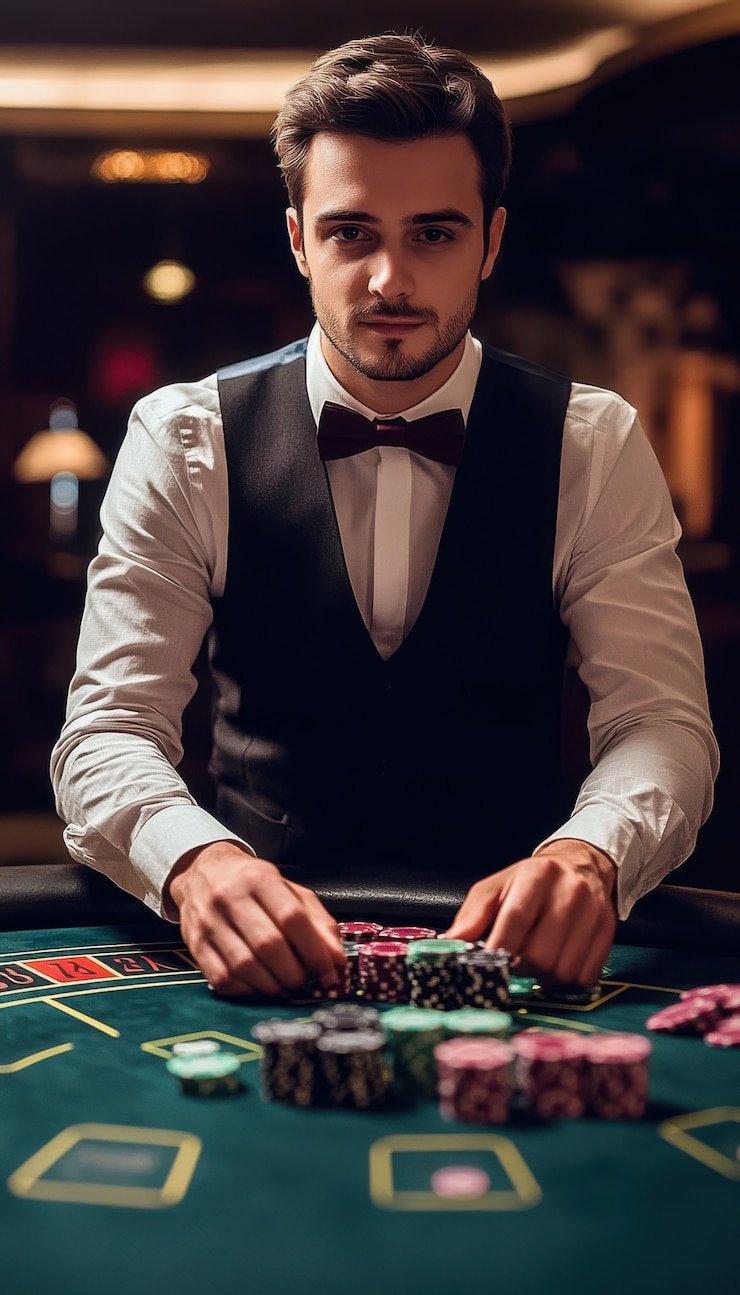 Antarmuka permainan Live Casino siagus88 yang diakses melalui smartphone di Indonesia